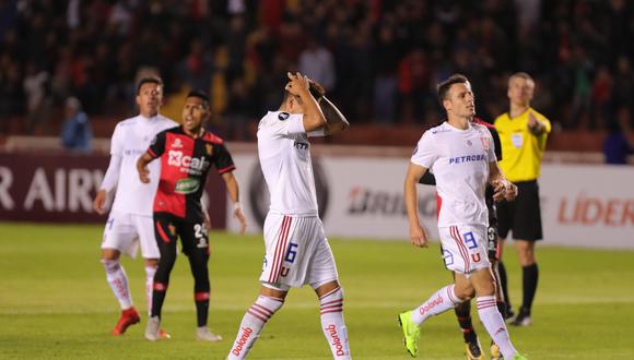 Melgar vs. U. de Chile: Matías Rodríguez pudo poner el 1-1 pero falló penal. (Foto: EFE)