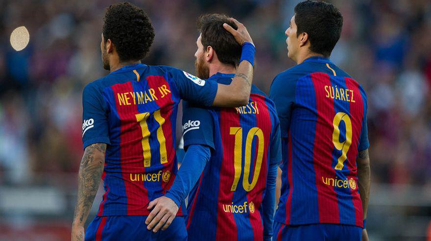 Lionel Messi, Luis Suárez y Neymar formaron el tridente más goleador en la historia del fútbol. Se les llamó la 'MSN'. (Foto: agencias)