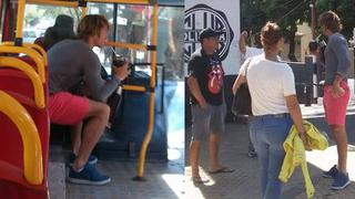 Facebook: Diego Lugano muestra su humildad viajando en bus