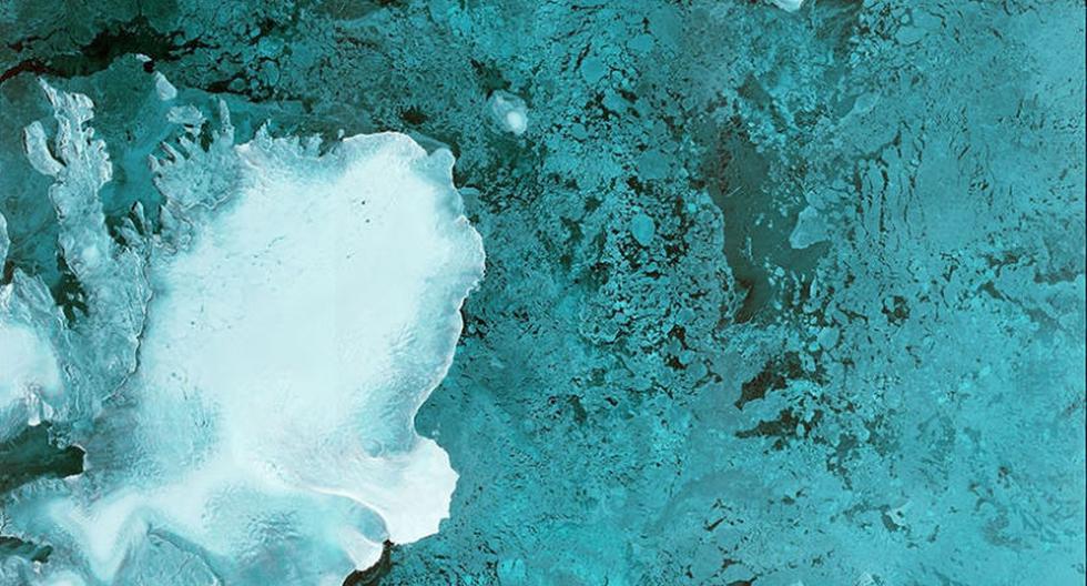 Fotograf&iacute;a facilitada por la Agencia Espacial Europea (ESA), de la primera imagen enviada por el sat&eacute;lite Sentinel-1B, lanzado el pasado 25 de abril, que muestra el archipi&eacute;lago noruego de Svalbard. (Foto: EFE)