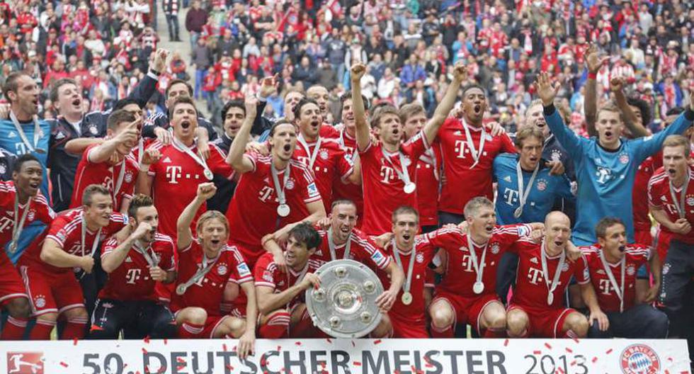 Cuadro bávaro se coronó como el ganador más contundente de la historia de la Bundesliga. (Foto: bundesliga.de)