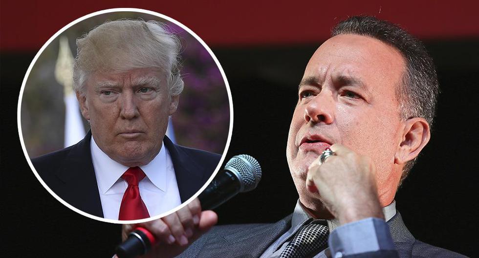 Tom Hanks critica a Donald Trump por su polémica llamada a la viuda de un soldado. (Foto: Getty Images)