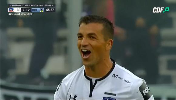 Gabriel Costa, futbolista de Colo Colo. (Foto: captura de video)