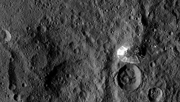 Sonda detecta montaña de 6 mil metros en el planeta enano Ceres