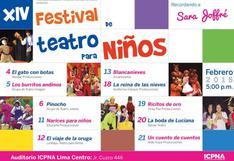 El ICPNA iniciará el XIV Festival de teatro para niños