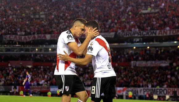 River Plate ganó 3-1 a Independiente en el Monumental y pasó a semis de Libertadores | VIDEO (Foto: AFP)