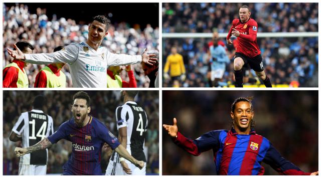 Cristiano Ronaldo, Ronaldinho, Messi y Rooney figuran entre los máximos anotadores del Mundial de Clubes | Fotos: Agencias