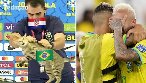 ¿Brasil sufrió la maldición del gato? | Qué pasó en la previa al duelo ante Croacia