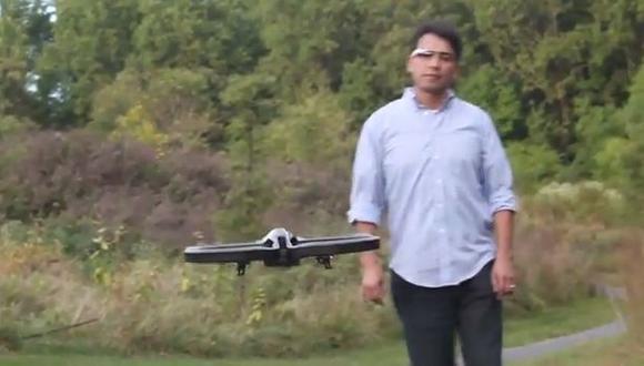Drone conectado a Google Glass transmitirá videos desde el aire