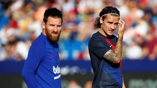 Las estadísticas que revelan la poca sintonía entre Lionel Messi y Antoine Griezmann