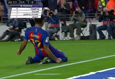 Barcelona vs Granada: Rafinha anota gol de chalaca tras increíble carambola