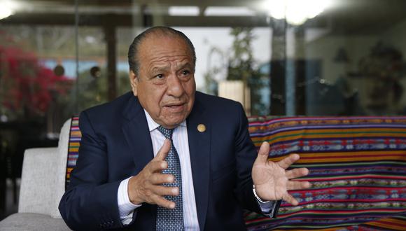 Máximo San Román se reunió con Pedro Castillo el último lunes en Palacio de Gobierno. (Foto: archivo El Comercio)