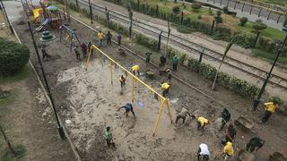 Parque la Muralla: así amaneció tras desborde del río Rímac