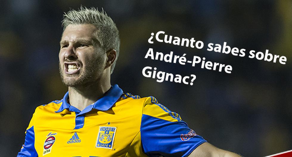 André-Pierre Gignac es el actual goleador del Tigres de México en la presente temporada de la Liga MX ¿Puedes resolver su trivia? (Foto: Getty Images)