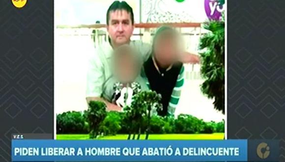 Tatiana López, esposa del detenido, dijo que teme que los familiares del fallecido tomen venganza contra su cónyuge e hijos, por lo que pidió que sea liberado. (Foto: RPP TV)