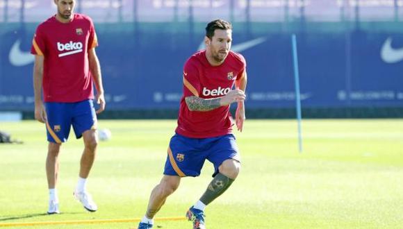Lionel Messi tuvo su cuarto día de entrenamientos en el complejo del Barcelona. (Foto: FC Barcelona)