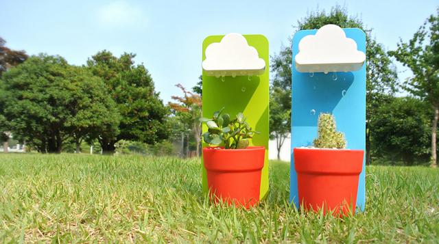 Rainy pot: El objeto que te ayudará a regar tus plantas - 1