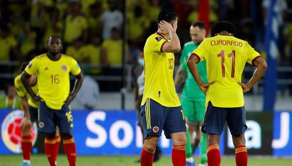 Colombia tiene pocas chaces de llegar a Qatar 2022 tras caer ante Perú y Argentina. (Foto: EFE)