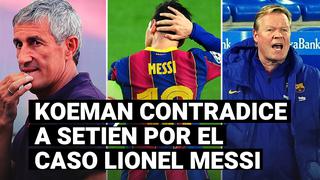 FC Barcelona: Ronald Koeman y su reacción tras palabras de Quique Setién