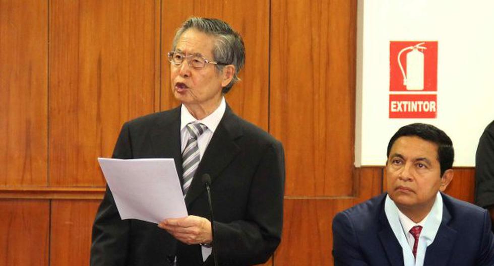 Alberto Fujimori se presentó en una audiencia pública. (Foto: EFE)