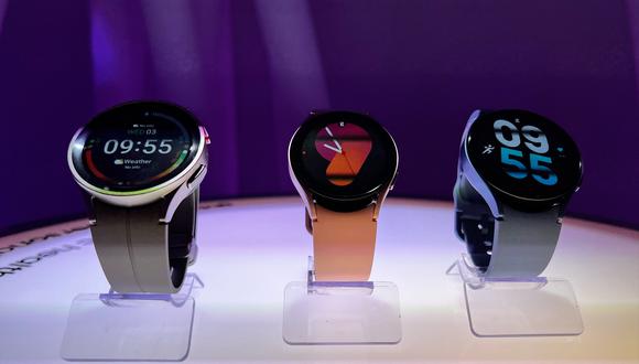Los nuevos relojes inteligentes de Samsung.
