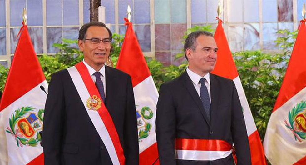 Salvador del Solar juramentó hoy como nuevo primer ministro en reemplazo de César Villanueva. (Foto: Agencia Andina)