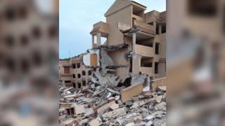 Derrumbe de un edificio de tres plantas en España deja al menos dos personas atrapadas 