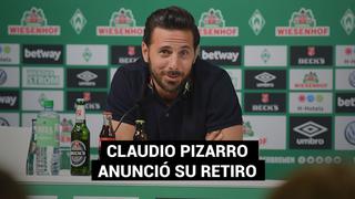 Claudio Pizarro anunció su retiro del fútbol al final de la temporada