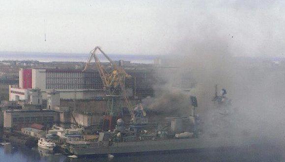 Rusia: Submarino nuclear se incendia en medio de reparaciones