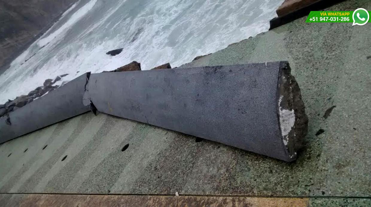 WhatsApp: oleaje anómalo destruyó malecón en playa La Herradura - 5