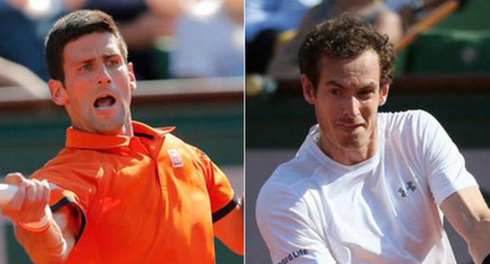 Novak Djokovic y Andy Murray protagonizan un partido vibrante por la semifinal de Roland Garros. (Foto: Difusión)