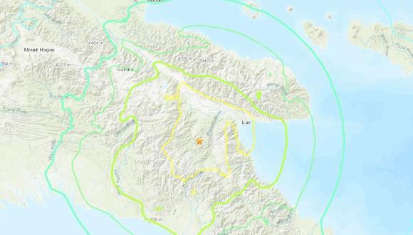 Terremoto de magnitud 7,2 sacude Papúa Nueva Guinea