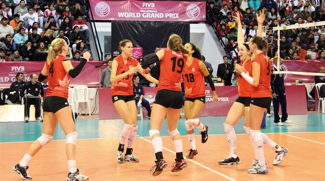 Vóley: belleza y fuertes mates en duelo Perú vs. Canadá  - 2