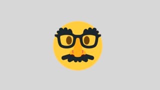 ¿Qué significa el emoji con lentes y bigotes en WhatsApp?