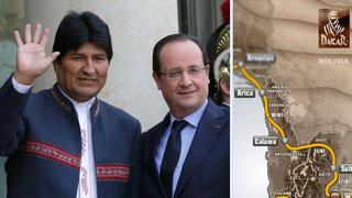 Dakar 2014: Evo Morales se reunió en París con los organizadores
