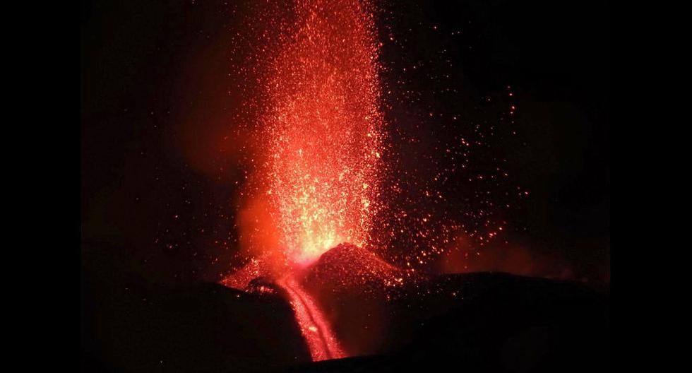 Volcán Etna en erupción. (Foto: EFE)