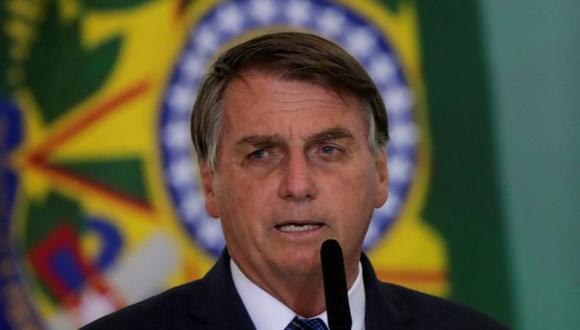 El presidente de Brasil Jair Bolsonaro. (Reuters).