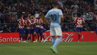 Atlético de Madrid goleó 4 a 1 al Celta de Vigo de Renato Tapia por LaLiga 