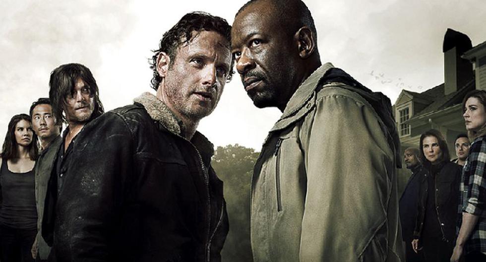 El elenco principal de 'The Walking Dead' (Foto: AMC)