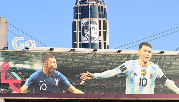 Mbappé y Messi, las figuras del mundial se enfrentarán este domingo. (Foto: AFP)