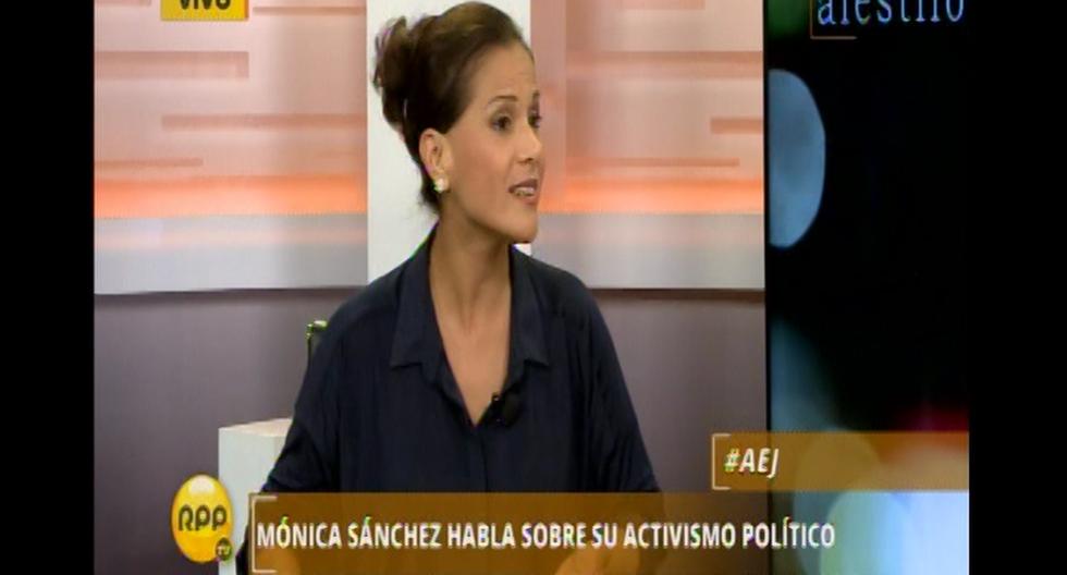 Mónica Sánchez, actriz que interpreta a Charito en Al Fondo Hay Sitio, criticó postura política de colega Karina Calmet. (Cortesía: RPP)