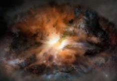 Chile: la galaxia más luminosa de todo el universo se autodestruye