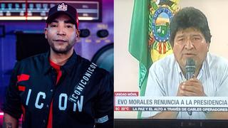 Evo Morales: Don Omar celebra la renuncia del presidente y envía mensaje a bolivianos 