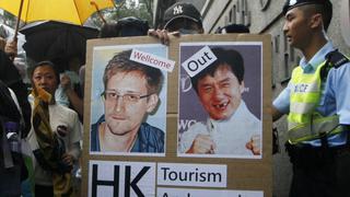 FOTOS: manifestantes en Hong Kong protestaron a favor de Edward Snowden y contra Obama