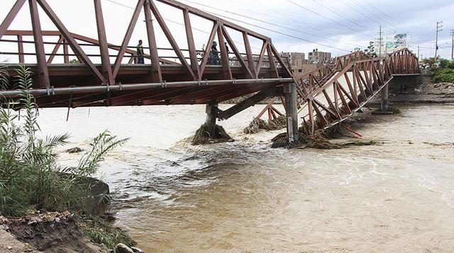 Niño costero: 549 puentes y más de 6 mil km de vías afectadas
