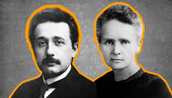 Albert Einstein y Marie Curie. (GETTY IMAGES/BBC)