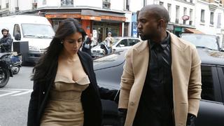 Kim Kardashian y Kanye West visitan París antes de su boda