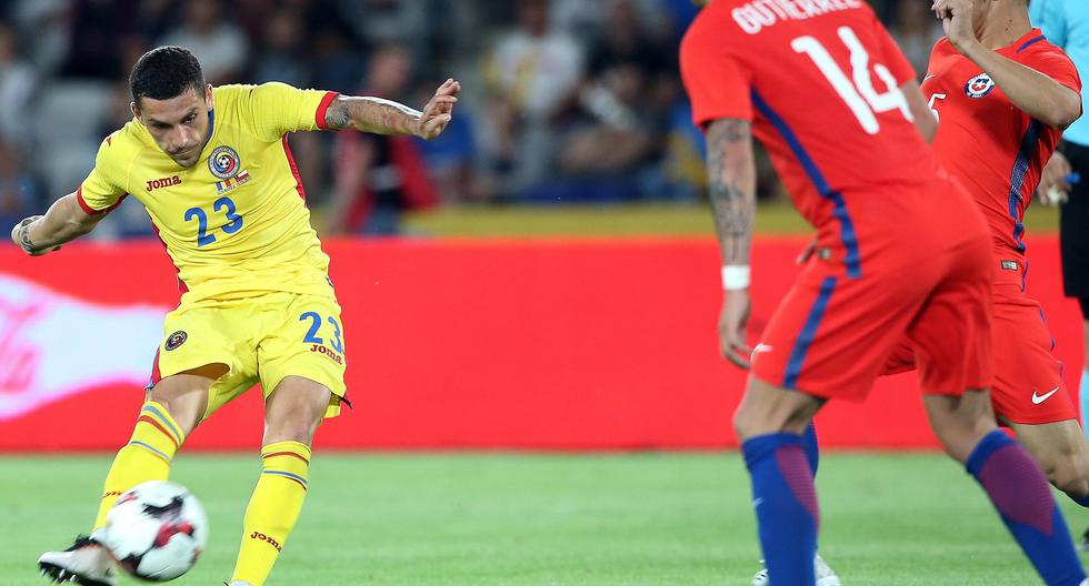 Rumanía se impuso a Chile por 3-2 en un encuentro amistoso disputado en Cluj-Napoca. (Foto: EFE)