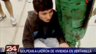 “Chapa tu choro”: golpean a presunto ladrón en Ventanilla