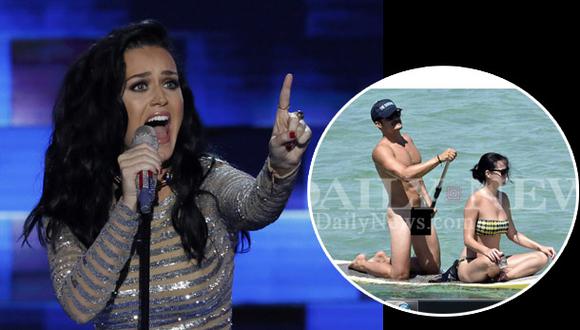 Captan a Orlando Bloom desnudo junto a Katy Perry en Italia